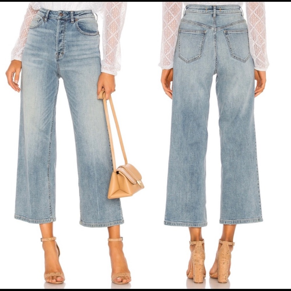 FREE PEOPLE JEAN WALES WIDE LEG JEAN SIZE 24